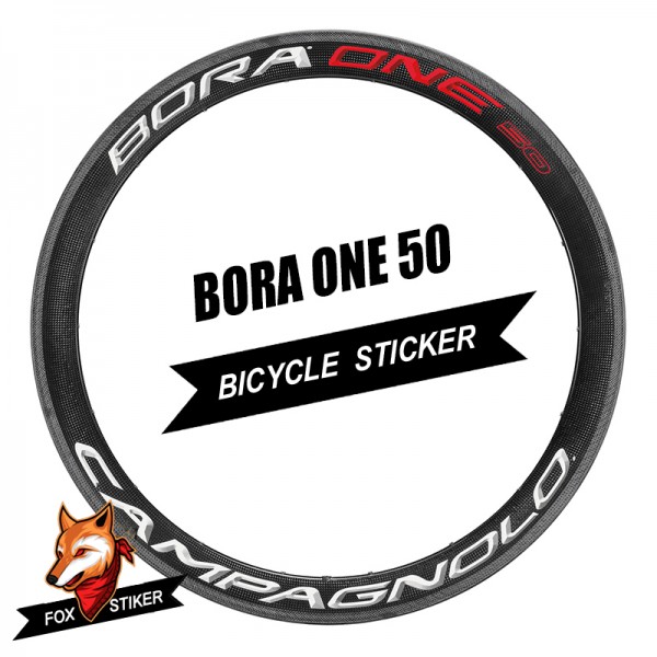 Road Bicycle Wheels Rim Decal Stickers for Campagnolo BORA ONE 50